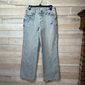 SO Brand Low Rise Baggy Wide Leg Jeans Light Wash Women’s Size 26/3